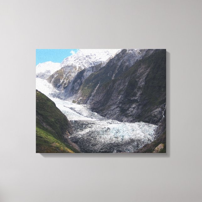 Franz Josef Glacier, New Zealand Canvas Print (Front)
