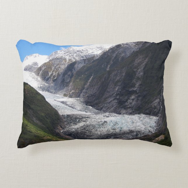 Franz Josef Glacier, New Zealand Decorative Pillow (Front)