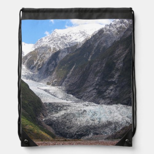 Franz Josef Glacier New Zealand Drawstring Bag