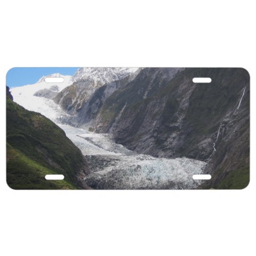 Franz Josef Glacier New Zealand License Plate