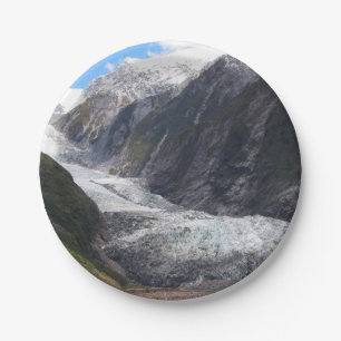 Franz Josef Glacier, New Zealand Paper Plates