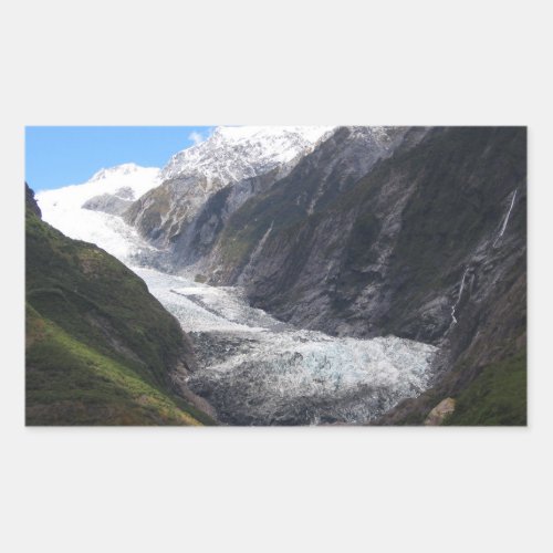Franz Josef Glacier New Zealand Rectangular Sticker