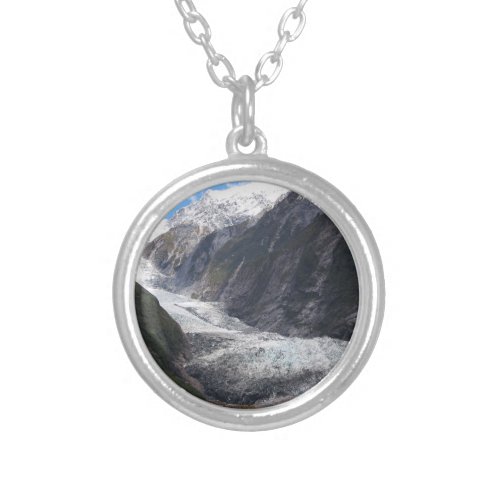 Franz Josef Glacier New Zealand Silver Plated Necklace