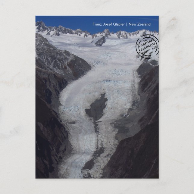 Franz Josef Gletscher (Neuseeland) Postkarte Postcard (Front)