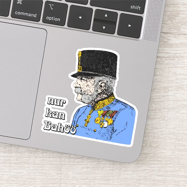 Franz Joseph, Austria Kaiser Habsburg Sticker (Detail)