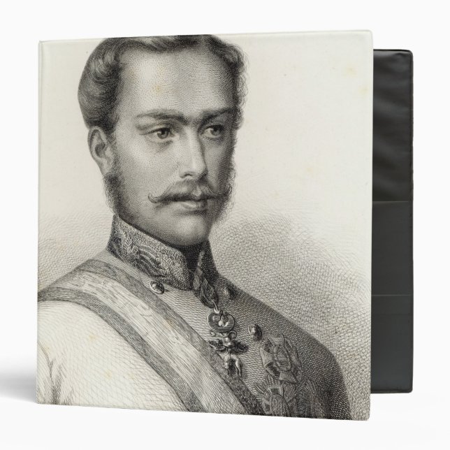 Franz Joseph I, Emperor of Austria 2 Binder (Front/Inside)