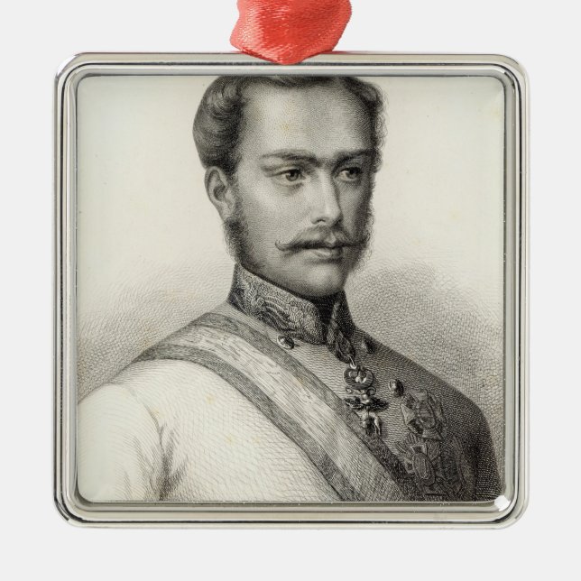 Franz Joseph I, Emperor of Austria 2 Metal Ornament (Front)