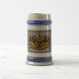 Franz Joseph I of Austria Hungary Beer Stein