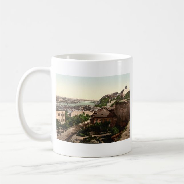 Franz Josephs Bridge, Budapest, Hungary Coffee Mug (Left)