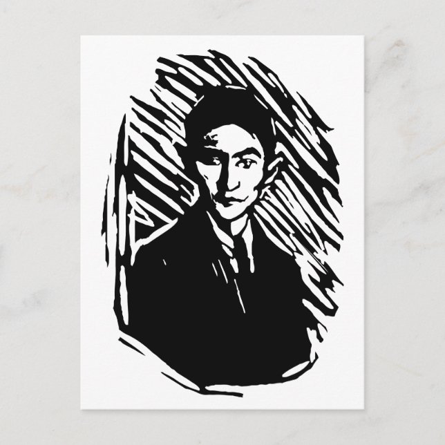 Franz Kafka Portrait Postcard (Front)