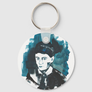 Franz Kafka Portrait with custom text | Booklovers Keychain