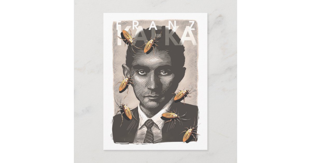 Franz Kafka Portrait Poster Print by Standard Designs