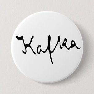 Franz Kafka signature Button
