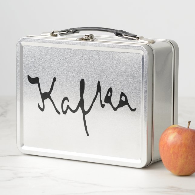 Franz Kafka signature Metal Lunch Box (In Situ)