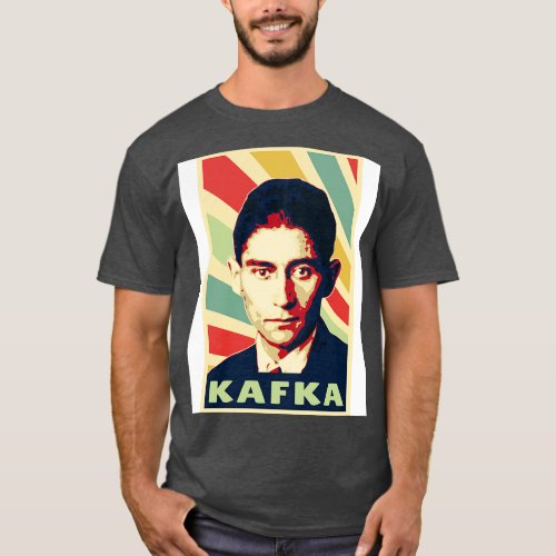 Franz Kafka Vintage Colors T_Shirt