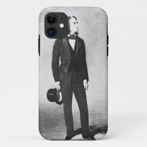 Franz Liszt 1811_86 1856 litho bw photo iPhone 11 Case