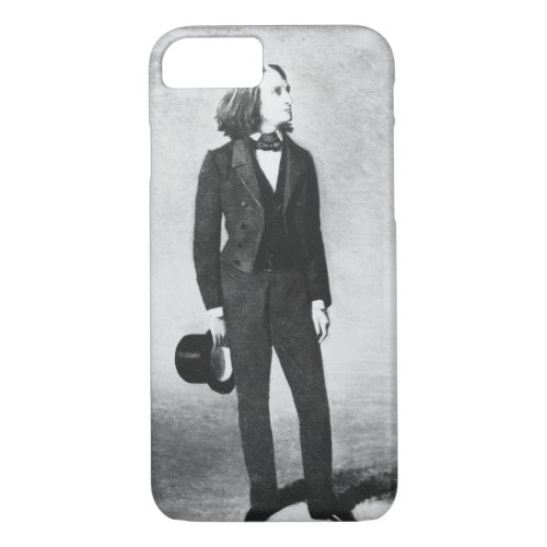 Franz Liszt 1811_86 1856 litho bw photo iPhone 87 Case