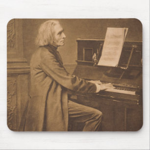 Franz Liszt at the Piano Mouse Pad