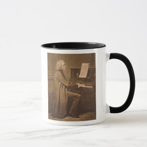 Franz Liszt  at the Piano Mug