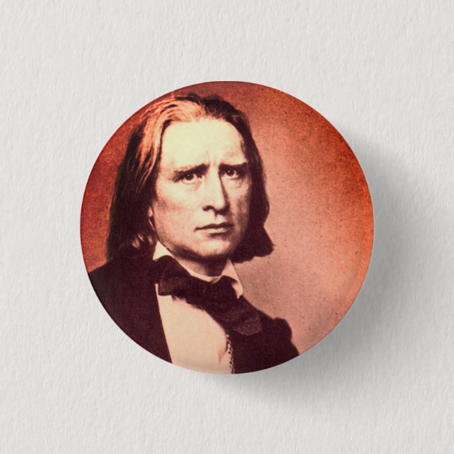 Franz Liszt Button (Front)