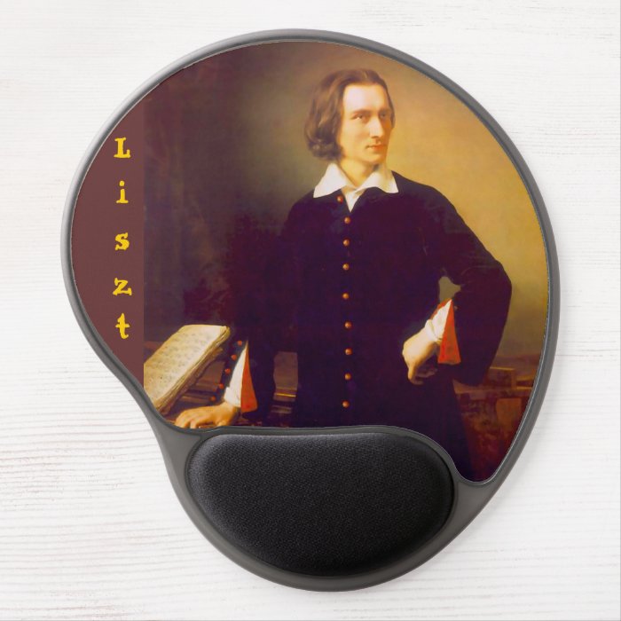 Franz Liszt by M. Barabas Gel Mousepad