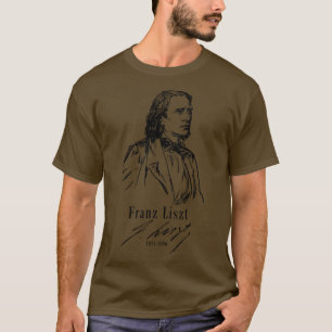 Franz Liszt Classical MusicPiano 1 T-Shirt