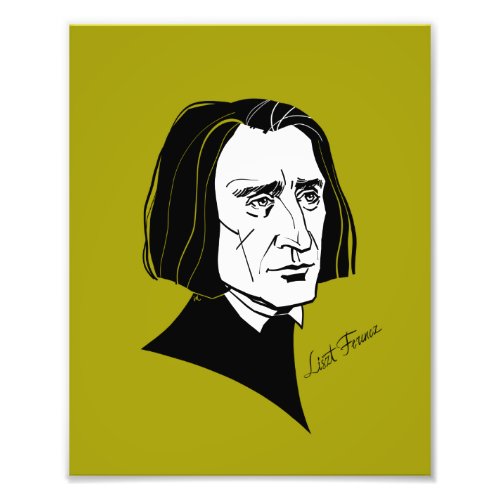 Franz Liszt Photo Print