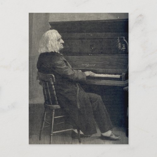 Franz Liszt Postcard