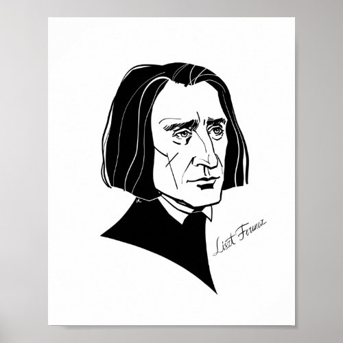 Franz Liszt Poster