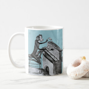 Franz Liszt Sketch - Unique sketch by Maurice Sand Coffee Mug