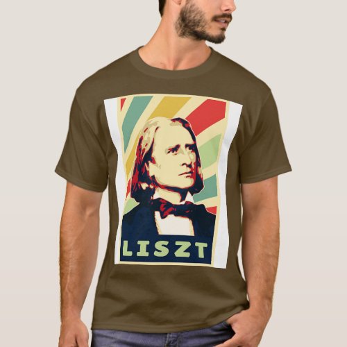 Franz Liszt Vintage Colors T_Shirt