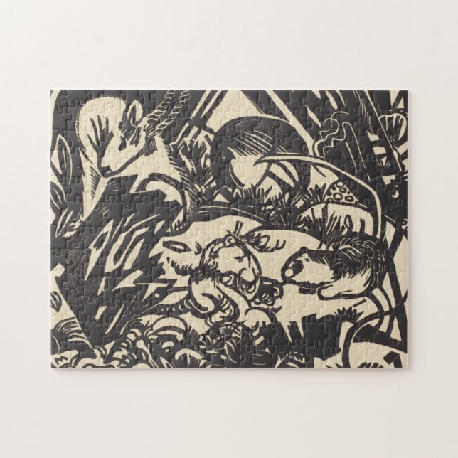 Franz Marc | Animal Legend Tierlegende Jigsaw Puzzle (Horizontal)