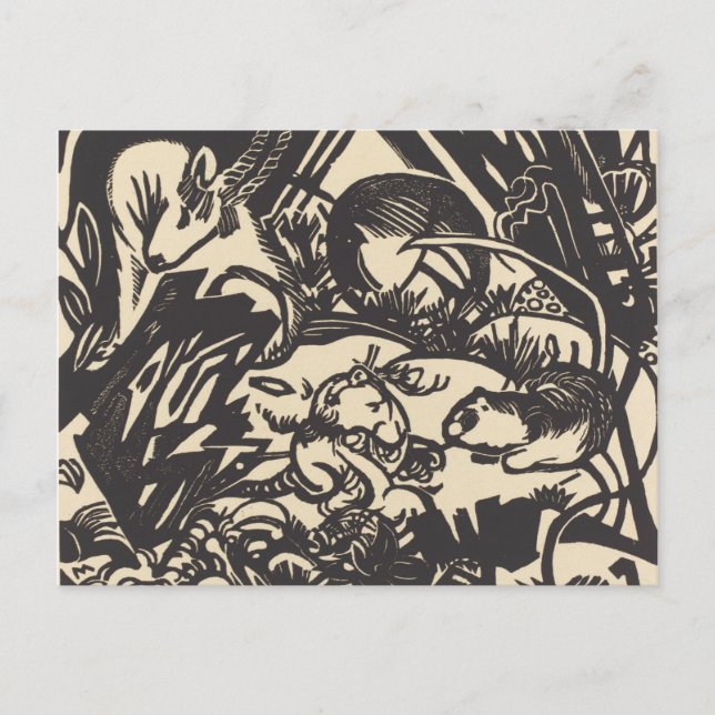 Franz Marc | Animal Legend Tierlegende Postcard (Front)