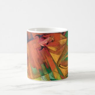 Franz Marc Animals in a Landscape Abstract