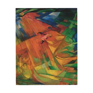 Franz Marc Animals in a Landscape Abstract 