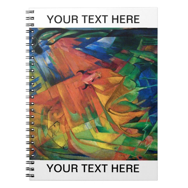 Franz Marc Animals in a Landscape Personalized Notebook (Front)