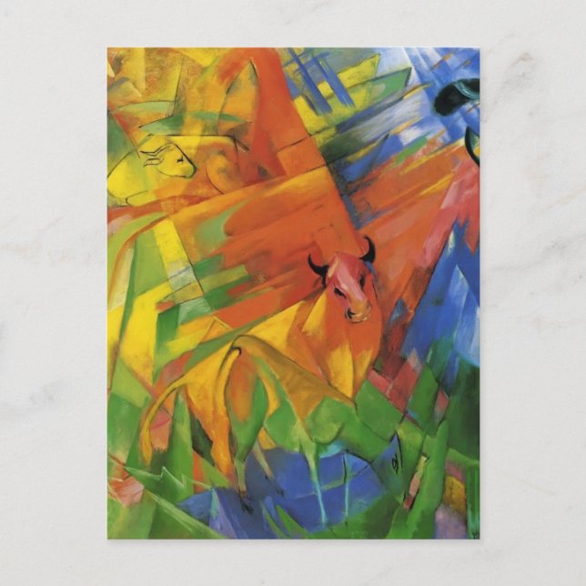 Franz Marc- Animals in a Landscape Postcard (Front)