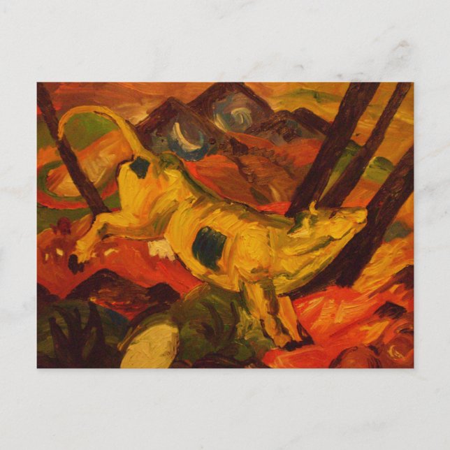 Franz Marc Art Postcard (Front)