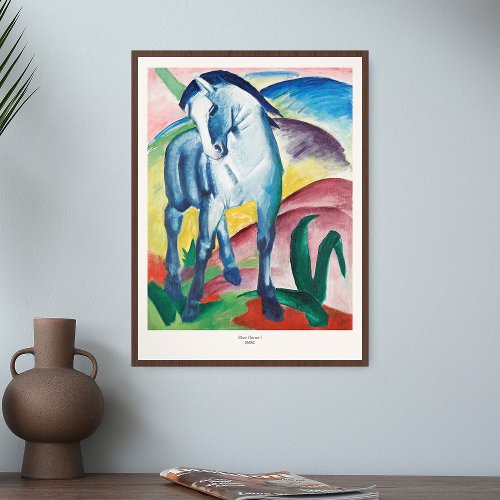 Franz Marc Art Print Blue Horse I Painting