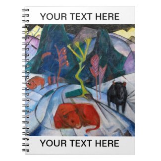 Franz Marc Bison in Winter Personalized