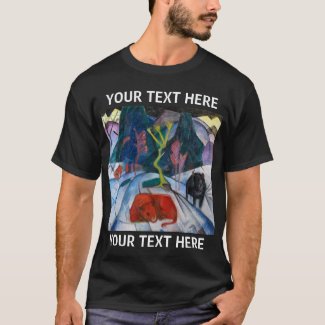 Franz Marc Bison in Winter (red bison) T-Shirt