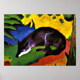 Franz Marc - Blue Fox Poster