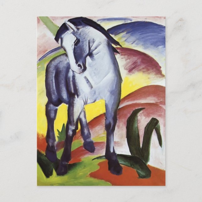Franz Marc- Blue Horse I Postcard (Front)