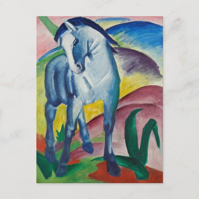 Franz Marc Blue Horse Painting Postcard (Front)