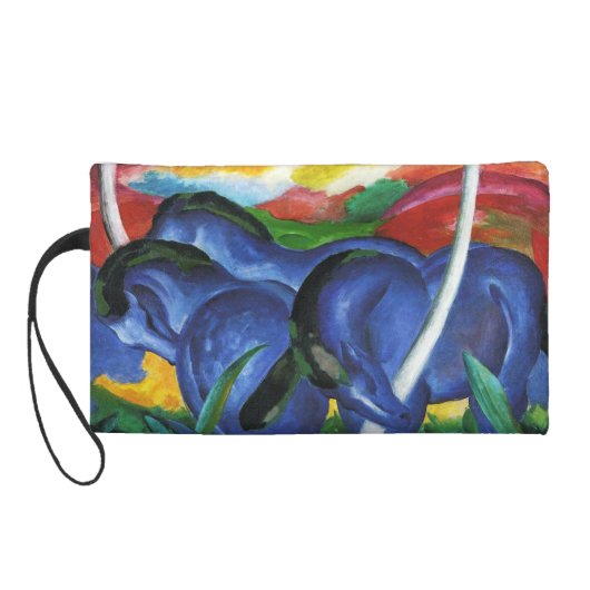 Franz Marc Blue Horses Wristlet (Back)