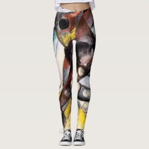 Franz Marc Caliban  Famous Painting Women's Leggings