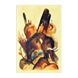 Franz Marc - Elephant Acrylic Print