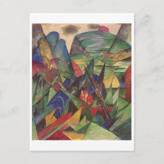 Franz Marc - Foxes 1913 Oil Canvas Red Fox Sly Postcard