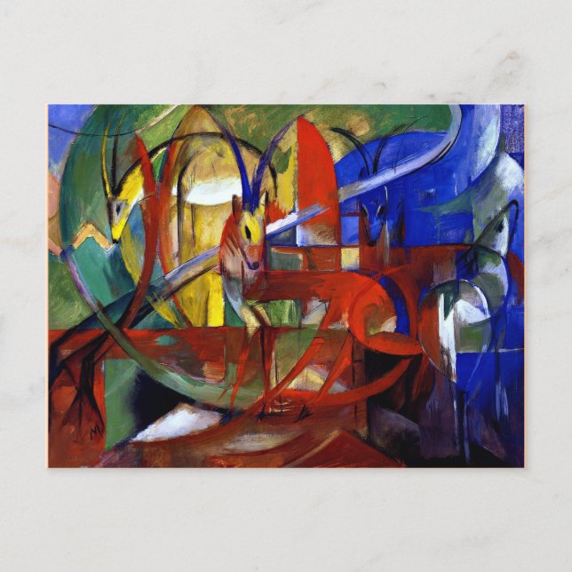 Franz Marc - Gazelles Postcard (Front)