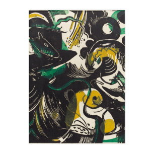 Franz Marc Genesis II Acrylic Art